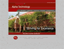 Tablet Screenshot of alphatechnologyinc.com